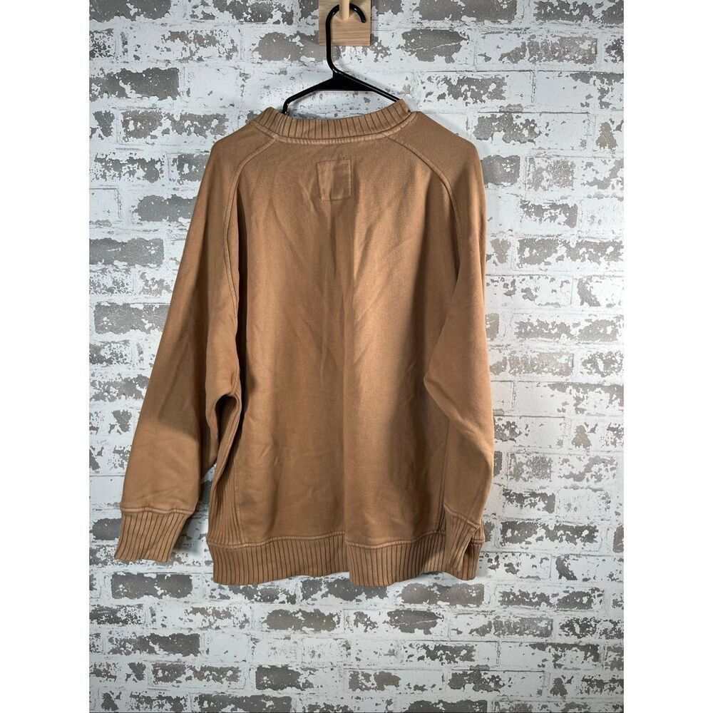 Aerie | women tan crewneck pullover long sleeve - Picture 7 of 8